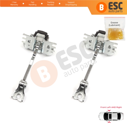 2 Pieces Front Door Hinge Stop Check Strap Limiter for Renault Scenic Grand Scenic MK3 JZ0/1 2009-2016 804310008R