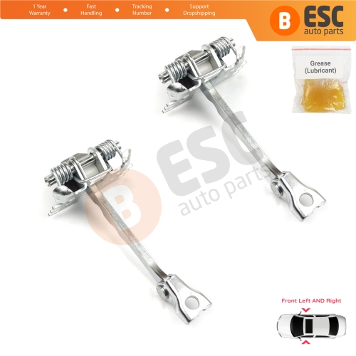 2 Pieces Front Door Hinge Stop Check Strap Limiter for Renault Scenic Grand Scenic MK3 JZ0/1 2009-2016 804310008R