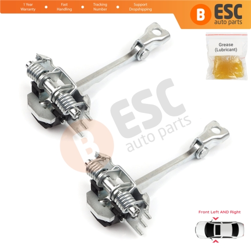 2 Pieces Front Door Hinge Stop Check Strap Limiter for Renault Scenic Grand Scenic MK3 JZ0/1 2009-2016 804310008R