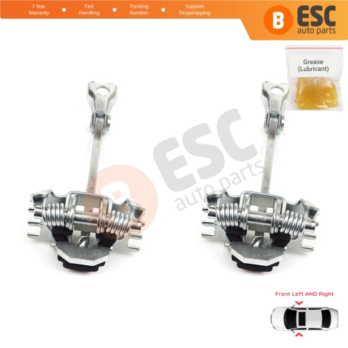 2 Pieces Front Door Hinge Stop Check Strap Limiter for Renault Scenic Grand Scenic MK3 JZ0/1 2009-2016 804310008R