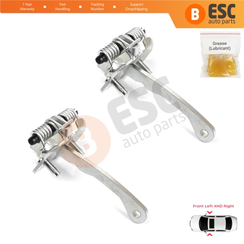 2 Pieces Front Door Hinge Stop Check Strap Limiter for Renault Express Rapid Super 5 1985-2000 6006003653 