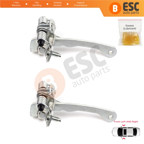 2 Pieces Front Door Hinge Stop Check Strap Limiter for Renault Express Rapid Super 5 1985-2000 6006003653 