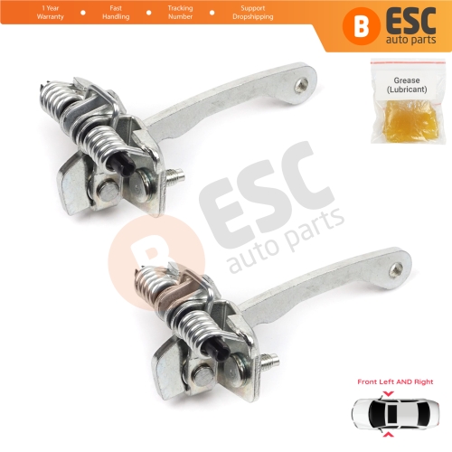 2 Pieces Front Door Hinge Stop Check Strap Limiter for Renault Express Rapid Super 5 1985-2000 6006003653 