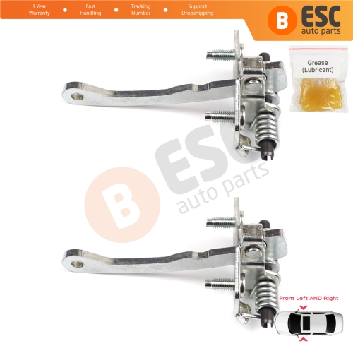 2 Pieces Front Door Hinge Stop Check Strap Limiter for Renault Express Rapid Super 5 1985-2000 6006003653 