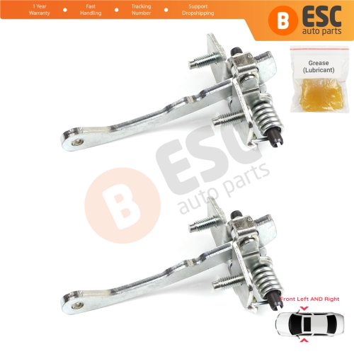 2 Pieces Front Door Hinge Stop Check Strap Limiter for Renault Express Rapid Super 5 1985-2000 6006003653 