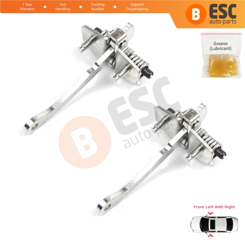 2 Pieces Front Door Hinge Stop Check Strap Limiter for Renault Express Rapid Super 5 1985-2000 6006003653 