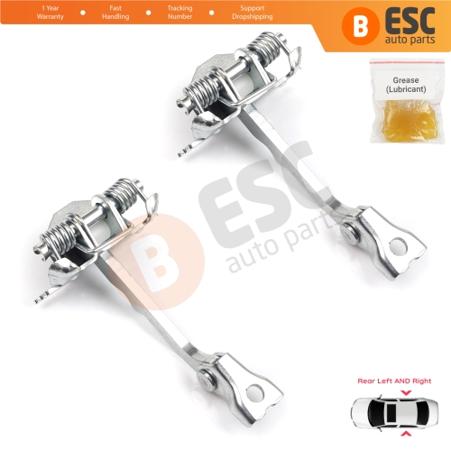 2 Pieces Rear Door Hinge Stop Check Strap Limiter for Renault Laguna MK3 X91 BT0/1 2007-2015 824310001R