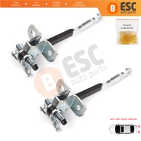 2 Pieces Left AND Right Trunk Door Hinge Stop Check Strap Limiter for Fiat Doblo MPV Van Cargo MK1 119 223 2001-2010 46790818