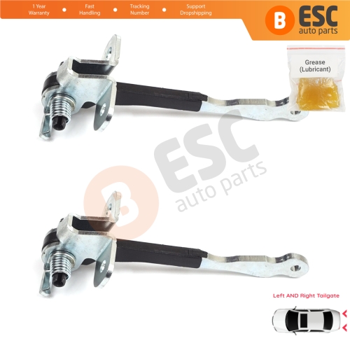 2 Pieces Left AND Right Trunk Door Hinge Stop Check Strap Limiter for Fiat Doblo MPV Van Cargo MK1 119 223 2001-2010 46790818