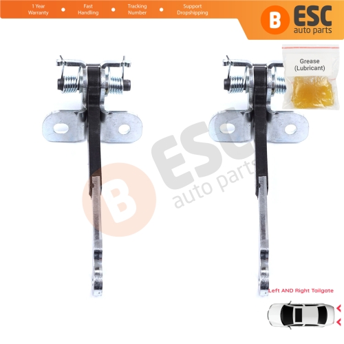 2 Pieces Left AND Right Trunk Door Hinge Stop Check Strap Limiter for Fiat Doblo MPV Van Cargo MK1 119 223 2001-2010 46790818