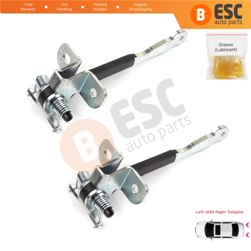 2 Pieces Left AND Right Trunk Door Hinge Stop Check Strap Limiter for Fiat Doblo MPV Van Cargo MK1 119 223 2001-2010 46790818