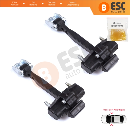 2 Pieces Front Door Hinge Stop Check Strap Limiter for Fiat 500L 351 352 2012-2022 51883508
