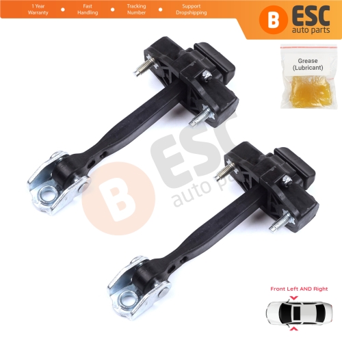 2 Pieces Front Door Hinge Stop Check Strap Limiter for Fiat 500L 351 352 2012-2022 51883508