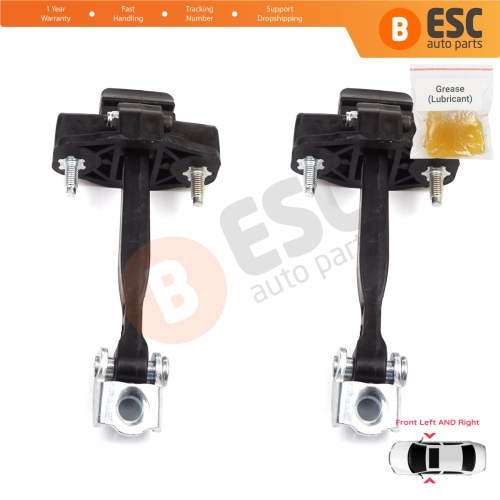 2 Pieces Front Door Hinge Stop Check Strap Limiter for Fiat 500L 351 352 2012-2022 51883508