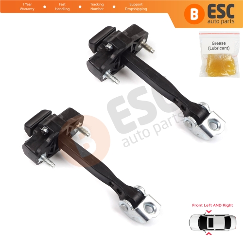 2 Pieces Front Door Hinge Stop Check Strap Limiter for Fiat 500L 351 352 2012-2022 51883508