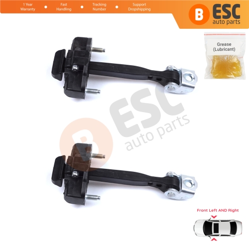 2 Pieces Front Door Hinge Stop Check Strap Limiter for Fiat 500L 351 352 2012-2022 51883508