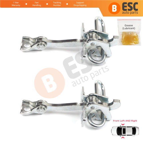 2 Pieces Front Door Hinge Stop Check Strap Limiter for Fiat Panda MK2 169 2003-2012 51779914