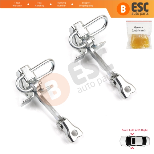 2 Pieces Front Door Hinge Stop Check Strap Limiter for Fiat Panda MK2 169 2003-2012 51779914
