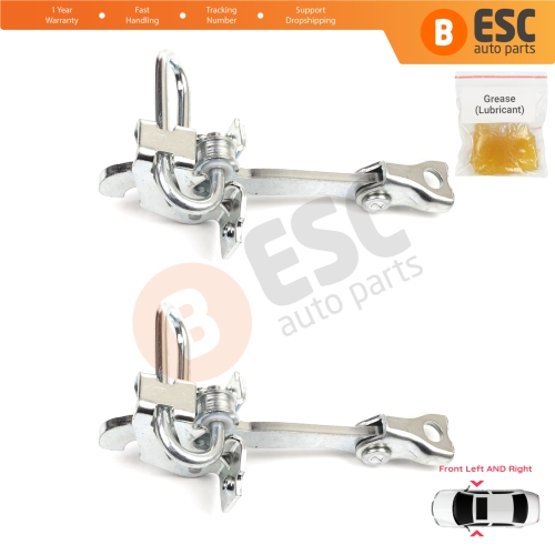 2 Pieces Front Door Hinge Stop Check Strap Limiter for Fiat Panda MK2 169 2003-2012 51779914