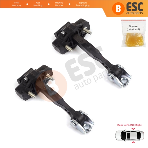 2 Pieces Rear Door Hinge Stop Check Strap Limiter for Fiat 500L 351 352 2012-2022 51883509