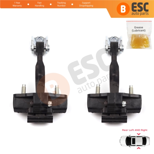 2 Pieces Rear Door Hinge Stop Check Strap Limiter for Fiat 500L 351 352 2012-2022 51883509