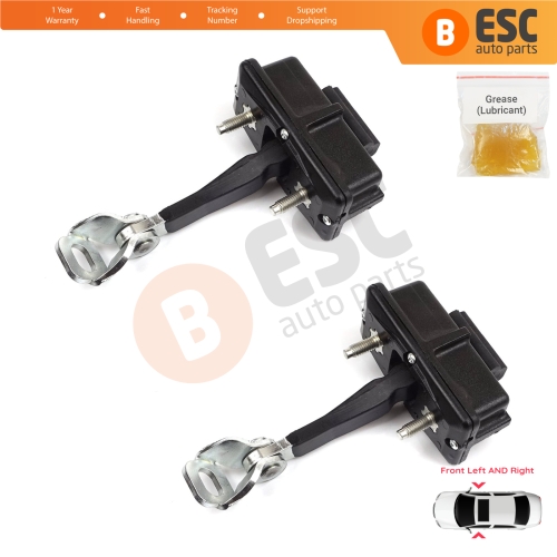 2 Pieces Front Door Hinge Stop Check Strap Limiter for Fiat Punto Evo Grande Punto 199 51961550