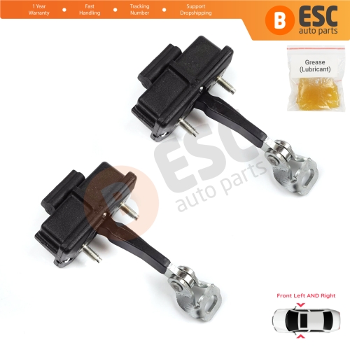 2 Pieces Front Door Hinge Stop Check Strap Limiter for Fiat Punto Evo Grande Punto 199 51961550
