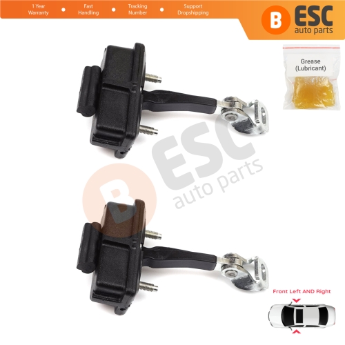 2 Pieces Front Door Hinge Stop Check Strap Limiter for Fiat Punto Evo Grande Punto 199 51961550