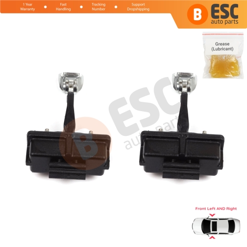 2 Pieces Front Door Hinge Stop Check Strap Limiter for Fiat Punto Evo Grande Punto 199 51961550