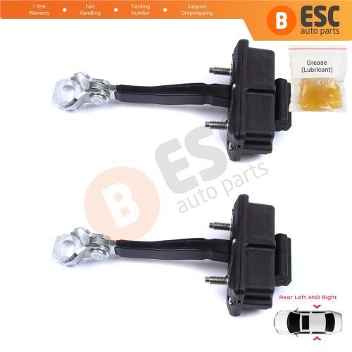 2 Pieces Rear Door Hinge Stop Check Strap Limiter for Fiat Punto Evo Grande Punto 199 51961552