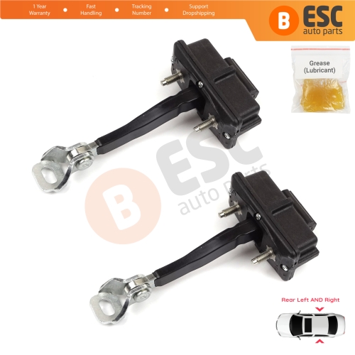 2 Pieces Rear Door Hinge Stop Check Strap Limiter for Fiat Punto Evo Grande Punto 199 51961552