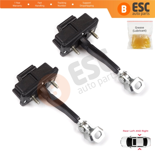 2 Pieces Rear Door Hinge Stop Check Strap Limiter for Fiat Punto Evo Grande Punto 199 51961552