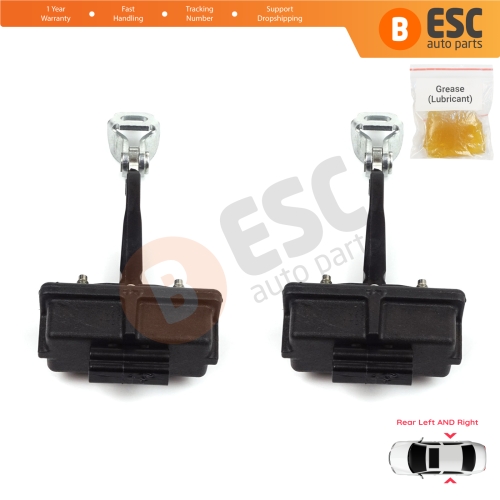 2 Pieces Rear Door Hinge Stop Check Strap Limiter for Fiat Punto Evo Grande Punto 199 51961552