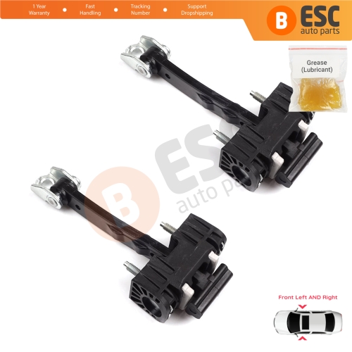 2 Pieces Front Door Hinge Stop Check Strap Limiter for Fiat Bravo 198 Lancia Delta MK3 844 2008-2014 51751732