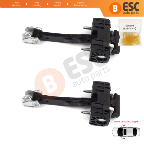 2 Pieces Front Door Hinge Stop Check Strap Limiter for Fiat Bravo 198 Lancia Delta MK3 844 2008-2014 51751732
