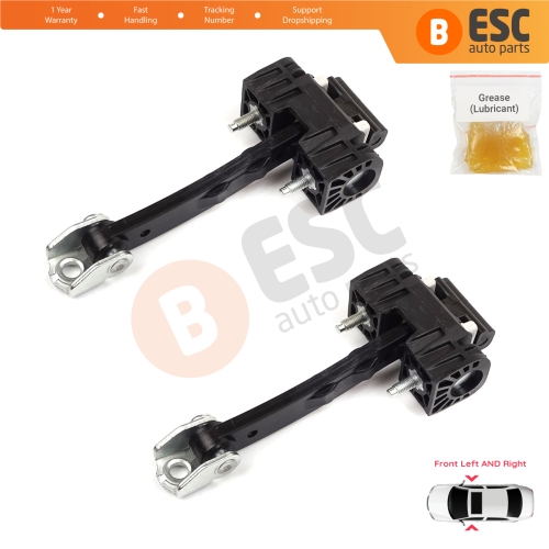 2 Pieces Front Door Hinge Stop Check Strap Limiter for Fiat Bravo 198 Lancia Delta MK3 844 2008-2014 51751732