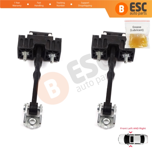 2 Pieces Front Door Hinge Stop Check Strap Limiter for Fiat Bravo 198 Lancia Delta MK3 844 2008-2014 51751732