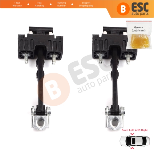 2 Pieces Front Door Hinge Stop Check Strap Limiter for Fiat Bravo 198 Lancia Delta MK3 844 2008-2014 51751732