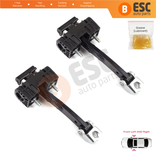 2 Pieces Front Door Hinge Stop Check Strap Limiter for Fiat Bravo 198 Lancia Delta MK3 844 2008-2014 51751732