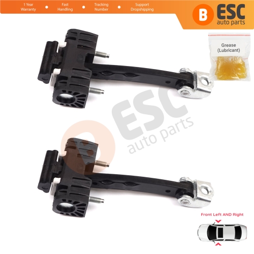 2 Pieces Front Door Hinge Stop Check Strap Limiter for Fiat Bravo 198 Lancia Delta MK3 844 2008-2014 51751732