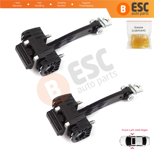 2 Pieces Front Door Hinge Stop Check Strap Limiter for Fiat Bravo 198 Lancia Delta MK3 844 2008-2014 51751732