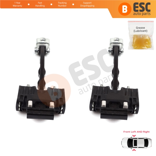 2 Pieces Front Door Hinge Stop Check Strap Limiter for Fiat Bravo 198 Lancia Delta MK3 844 2008-2014 51751732