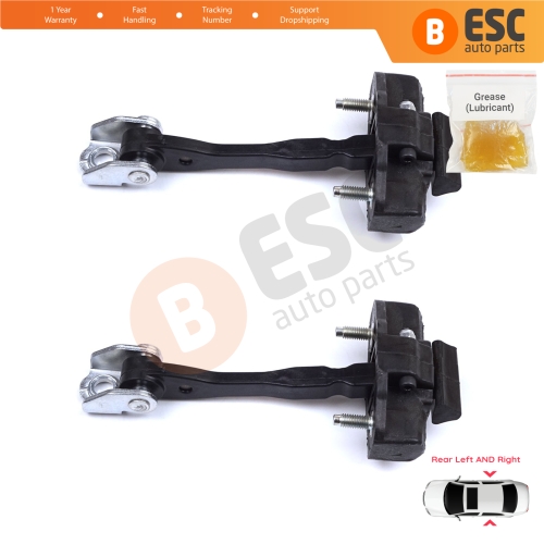 2 Pieces Rear Door Hinge Stop Check Strap Limiter for Fiat Bravo 198 Lancia Delta MK3 844 2008-2014 51805582