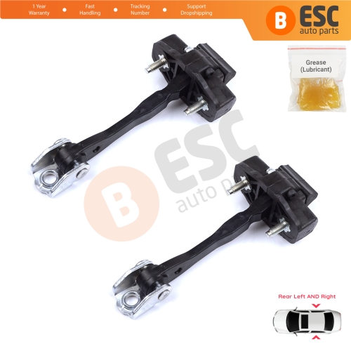 2 Pieces Rear Door Hinge Stop Check Strap Limiter for Fiat Bravo 198 Lancia Delta MK3 844 2008-2014 51805582