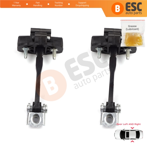2 Pieces Rear Door Hinge Stop Check Strap Limiter for Fiat Bravo 198 Lancia Delta MK3 844 2008-2014 51805582