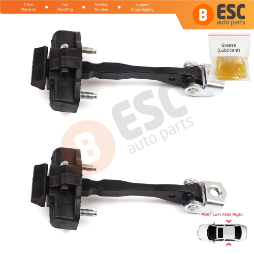 2 Pieces Rear Door Hinge Stop Check Strap Limiter for Fiat Bravo 198 Lancia Delta MK3 844 2008-2014 51805582