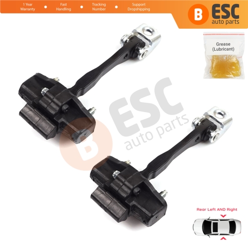 2 Pieces Rear Door Hinge Stop Check Strap Limiter for Fiat Bravo 198 Lancia Delta MK3 844 2008-2014 51805582