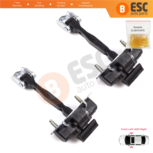 2 Pieces Front Door Hinge Stop Check Strap Limiter for Fiat 500X 334 2014-On 51939940
