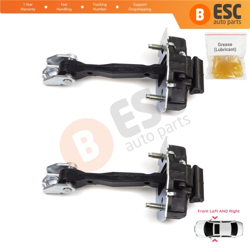 2 Pieces Front Door Hinge Stop Check Strap Limiter for Fiat 500X 334 2014-On 51939940