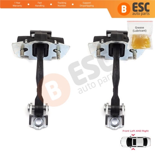 2 Pieces Front Door Hinge Stop Check Strap Limiter for Fiat 500X 334 2014-On 51939940
